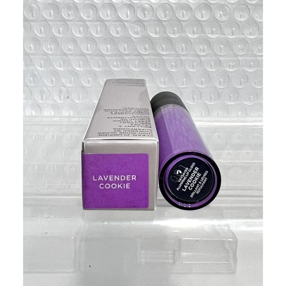 3x Bite Beauty yaysayer plumping lip gloss In Lavender Cookie - 0.17 Oz New